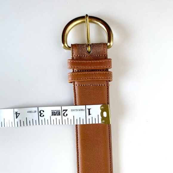 Coach British Tan Cowhide Leather Belt Size S main image 7